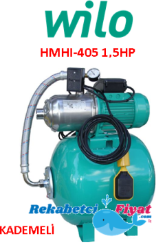 WİLO HMHI 405 1.5Hp 220V Kademeli 50Lt Genleşme Tanklı Hidrofor (6 kat - 20 daire)