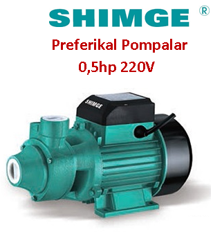 SHIMGE QB 60 0.5hp 220V Preferikal Sürtme Fanlı Pompa
