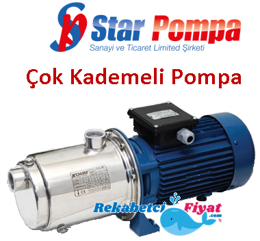 STAR POMPA SPINOX 906T 3HP 380V Paslanmaz Çok Kademeli Pompa