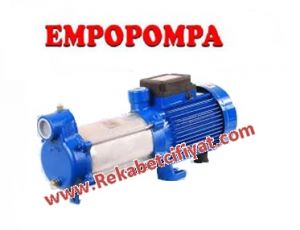 EMPO EMY-90/4 M 2HP 220V ÇOK KADEMELİ YATAY POMPA