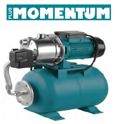 Momentum Pjm101c-24A 1Hp 220v Paslanmaz Gövdeli Jet Paket Hidrofor 24lt Tanklı