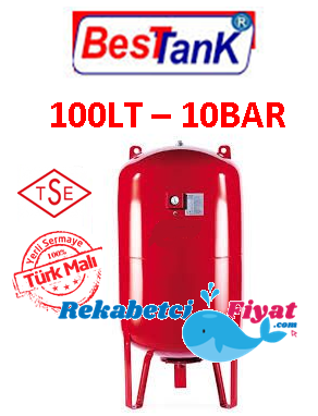 BEST 100LT 10BAR Dik Ayaklı Genleşme Tankı