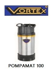 Vortex POMPAMAT 100     1.5 Hp 220V    Keson Kuyu Dalgıç Pompa (Akıllı Tip Tam Otomatik Elektronik Entegre Hidromatlı Dalgıç Pompa  (Depo ve Kuyu içi hidrofor)
