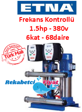 ETNA 2FM EPH C-7 1.5HP 380V Çift Pompalı Frekans Kontrollü Paket Hidrofor