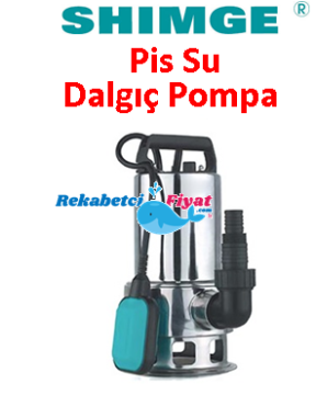 SHIMGE CSP750 DİNOX-1A 750W 220V Hafif Kirli Su Paslanmaz Dalgıç Pompa