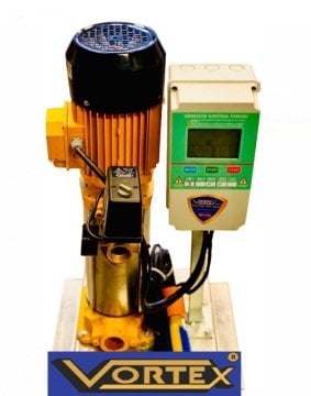 Vortex YBT 100-03 T    4Hp 380V  Tanksız Tek Pompalı Dik Milli Çok Kademeli Süper Sessiz Yüksek Basınçlı Hidrofor