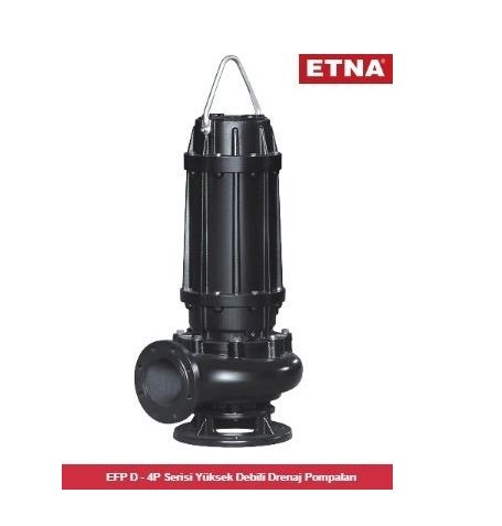 Etna EFP 150D-4P  20Hp 380V  Pik Döküm Gövdeli Yüksek Debili Drenaj Dalgıç Pompa