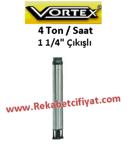 VORTEX 4 GM 52 4HP 52 Kademeli Sondaj Dalgıç Pompa