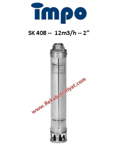 İMPO SK 408/23 5,5HP 2'' Çıkışlı Dalgıç Pompa (kademe)-Krom Başlıklı