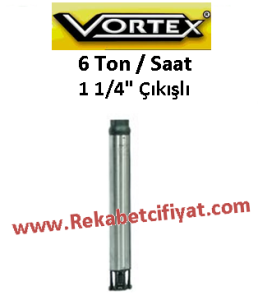 VORTEX 6 GM 14 1,5HP 14 Kademeli Sondaj Dalgıç Pompa