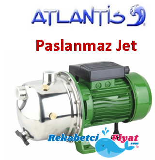 ATLANTİS JCRM 750 1HP 220V Paslanmaz Gövdeli Jet Pompa