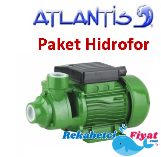 ATLANTİS QB-90 1.5HP 220V Sürtme Fanlı Santrifüj Pompa