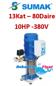 SUMAK SHT24A 1000/7 10HP 380V Tek Pompalı Paket Hidrofor (13kat-80daire)