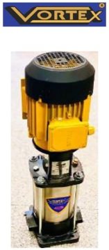 Vortex VDS 5-06    1.5Hp 380V   Paslanmaz Çelik Fanlı Dik Milli Kademeli İnline Pompa
