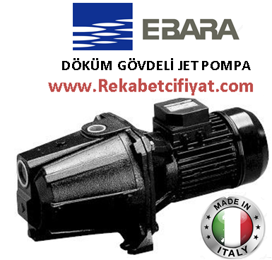 EBARA AGE 0,50M 0,5HP 220V Kendinden Emişli Döküm Jet Pompa (italyan malı)