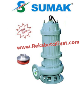 SUMAK, SDTK 250/6 25HP 380V Döküm Gövdeli Foseptik Dalgıç Pompa