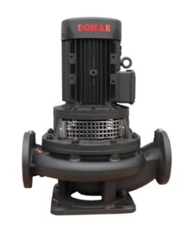Domak SLINE65   5.5Hp 380V   Düşey Milli Tek Fanlı Hat Tipi (inline) Elektropomp