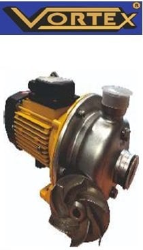 Vortex  VO 350-15 T    1.5Hp  380V   Paslanmaz Çelik Vortex Açık Fanlı Santrifüj Pompa (AISI 316)