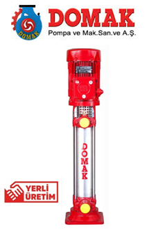 Domak 208-8 4hp 380v Dik Milli Kademeli Pompa ( elektropomp )