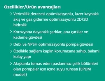 Wilo Helix  V 408-1/16/E/S   1.5Hp 380V  Dik Milli Çok Kademeli Yüksek Verimli Komple Paslanmaz Santrifüj Pompa