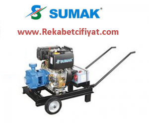 SMKT750/2 D 7,5HP 2\'\' Çıkışlı Marşlı Dizel Motopomp Su Motoru