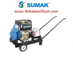 SMT1000/3 D 7,5HP 3\'\' Çıkışlı Marşlı Dizel Motopomp Su Motoru