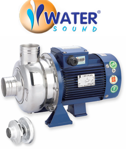 Water Sound BB500/300 4hp 380v AISI 304 Komple Paslanmaz Çelik Kapalı Fanlı Santrifüj Pompa