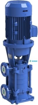 Sumak SHT40/5  18.5 kW 380V  Düşey Milli Döküm Gövdeli Kademeli Pompa
