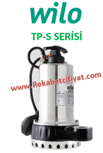 WİLO TP-S 8 0.8HP 220V Paslanmaz Gövdeli Az Kirli Su Dalgıç Pompa (Alman Malı)