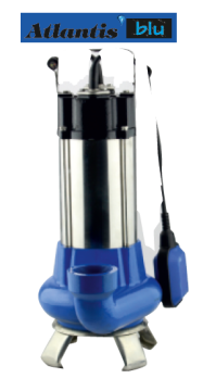 Atlantis  FOS 11-1.1T     1.5Hp 380V    Açık Vortex Fanlı Foseptik Dalgıç Pompa