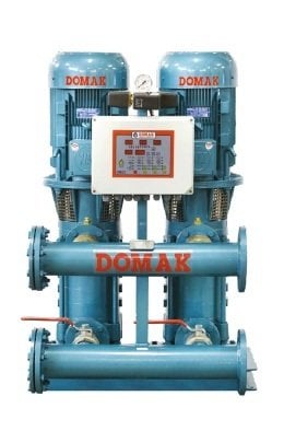 Domak KPDR65B-2    2X30Hp 380V  İki Pompalı Panolu Hidrofor