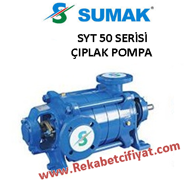 SUMAK SYT 50/8 75HP Yatay Milli Kademeli Çıkışlı Pompa