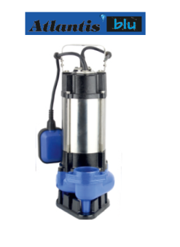Atlantis HMA 17-2.2M    3Hp 220V   Yüksek Debili  Açık  Fanlı Pis Dalgıç Pompa