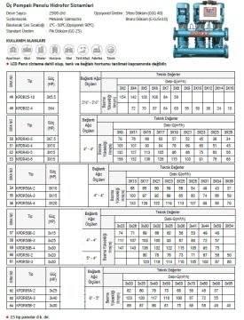 Domak KPDR40-3    3X7.5Hp 380V  Üç Pompalı Panolu Hidrofor