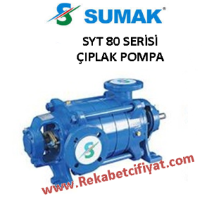 SUMAK SYT 80/4 150HP Yatay Milli Kademeli Çıplak Pompa