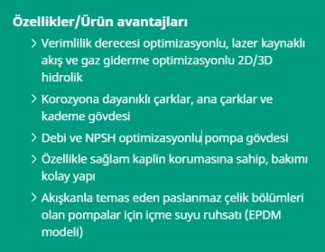 Wilo Helix  V 1611-1/16/E/KS   10Hp 380V  Dik Milli Çok Kademeli Yüksek Verimli Komple Paslanmaz Santrifüj Pompa