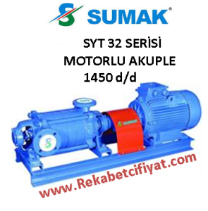 SUMAK SYT 32/6 2HP 380V Yatay Milli Kademeli Pompa + Motor