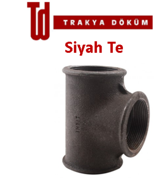 Trakya Döküm 3/4'' Siyah Te (Haymak)