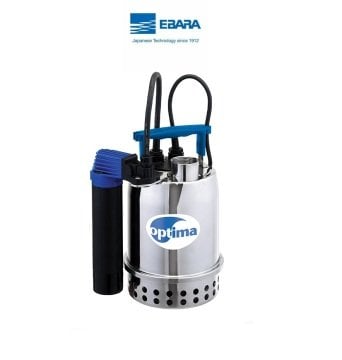 Ebara  OPTİMA MS  0.33HP 220V Paslanmaz Çelik Kirli Su Drenaj Dalgıç Pompa