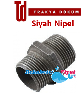 Trakya Döküm 2 1/2'' Siyah Nipel (Haymak)