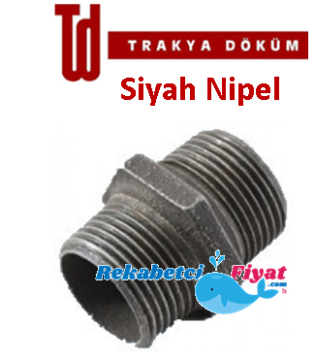 Trakya Döküm 1'' Siyah Nipel (Haymak)