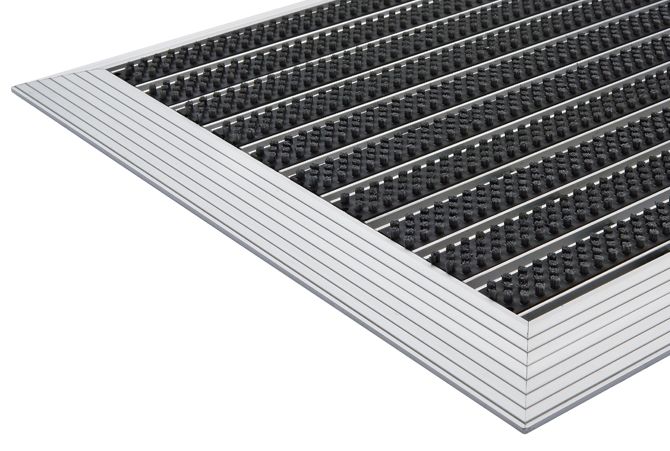 60x90cm ULTRA MAT - Fırça Fitilli Alüminyum Paspas