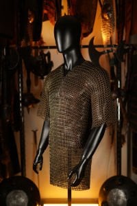 Çelik Zırh Kıyafeti (Antik Sarı)