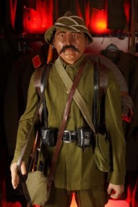 SOLDIER WAX STATUE