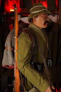 SOLDIER WAX STATUE