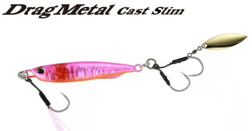 Duo Drag Metal Cast Slim 40G Hirame Fishing Lure - ACC0016 Matte Pink