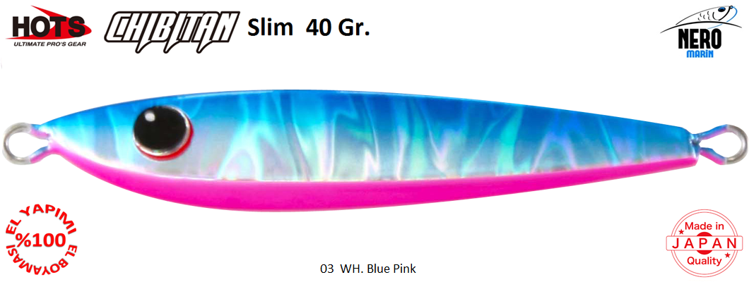 Hots Chibitan Slim Jig 40gr. 3 Wh Sardine