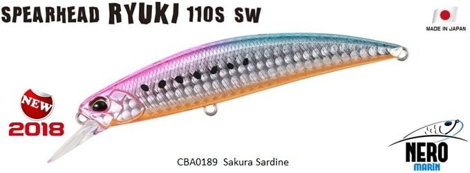 Spearhead Ryuki 110S SW CBA0189 / Sakura Sardine OB