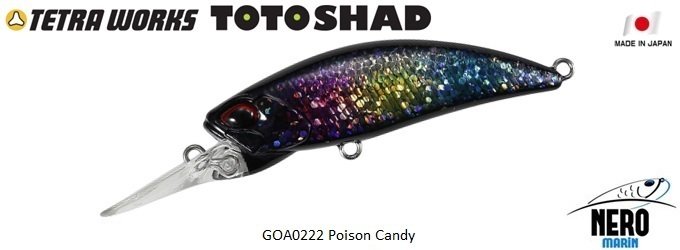 Tetra Works Toto Shad 48S  GOA0222 / Poison Candy
