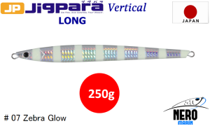 MC Jigpara Vertical Long JPVL-250gr #07 Zebra Glow